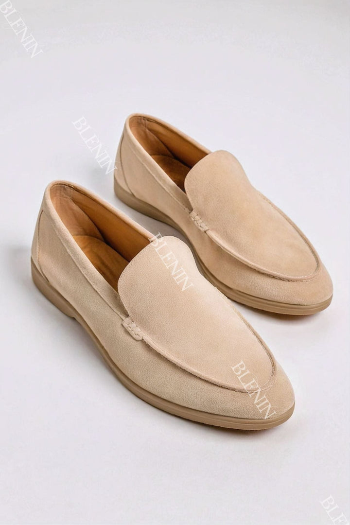 Ava Beige Loafers