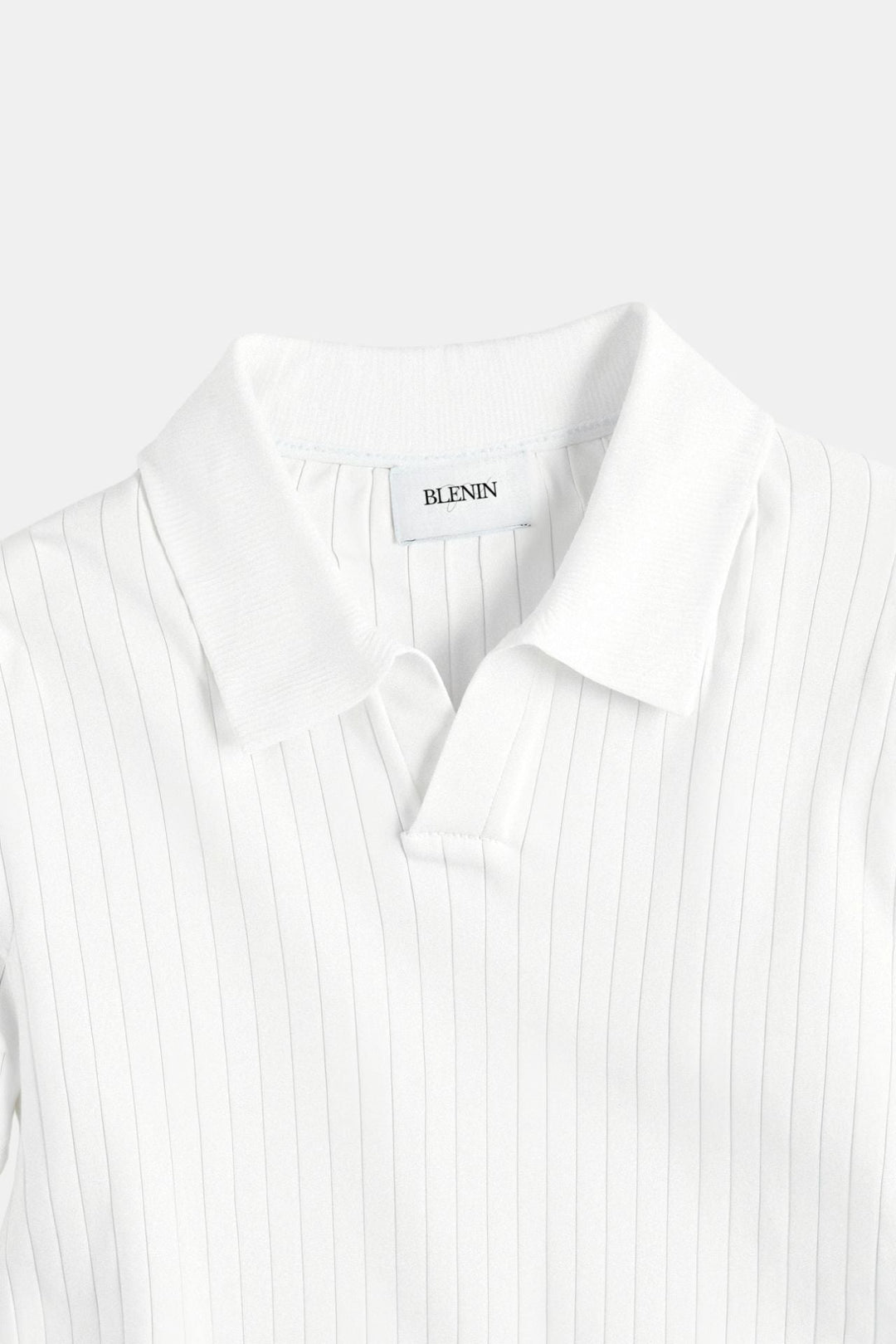 Whispered Knit Polo in Ivory