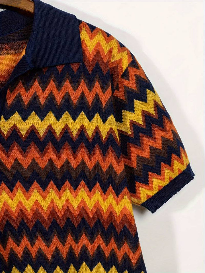 Zigzag Heritage Knit Pullover