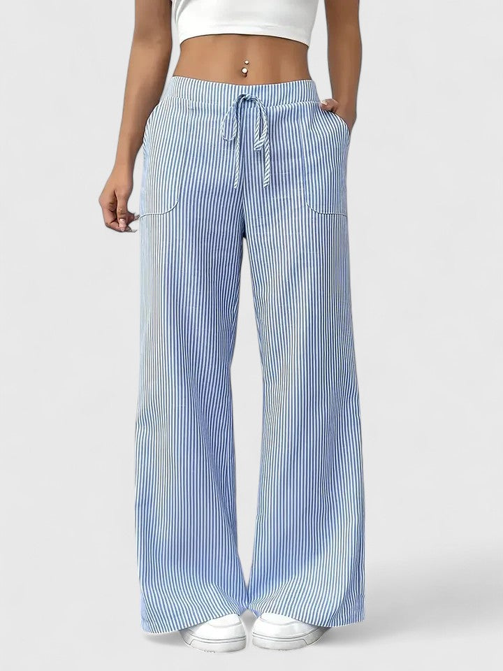 Dominique - Elegant Wide-Leg Pants