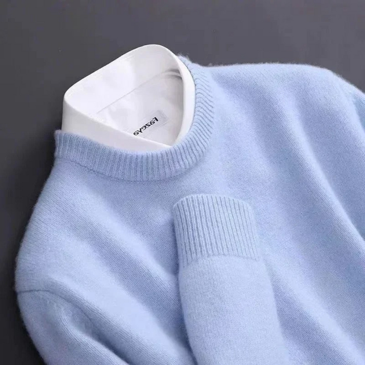 Thierry Cashmere Crew Neck Sweater