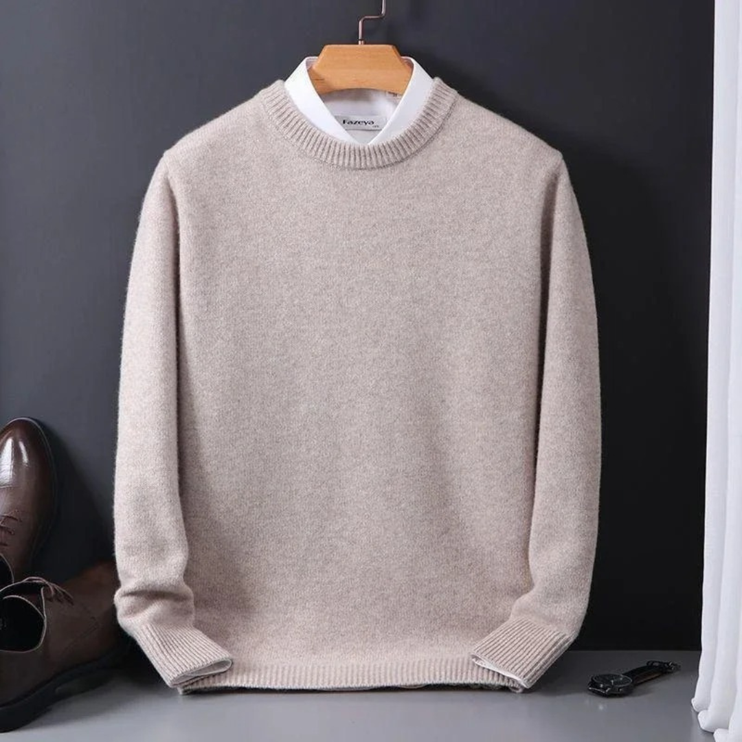 Thierry Cashmere Crew Neck Sweater