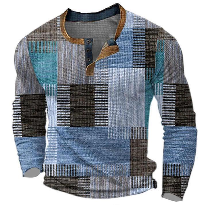 Lawson Geometric Henley Shirt