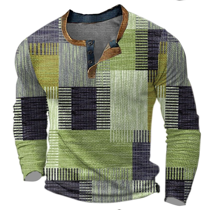Lawson Geometric Henley Shirt