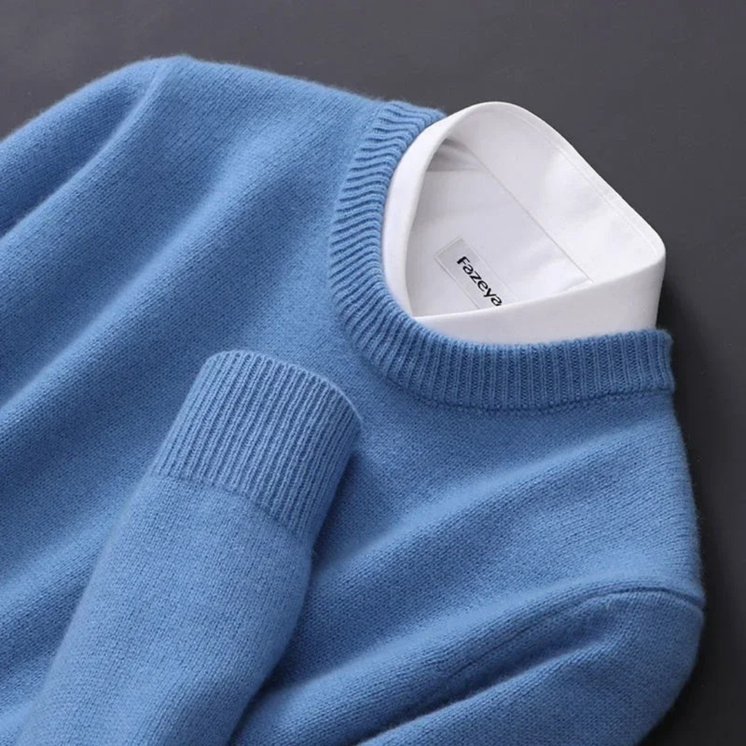 Thierry Cashmere Crew Neck Sweater
