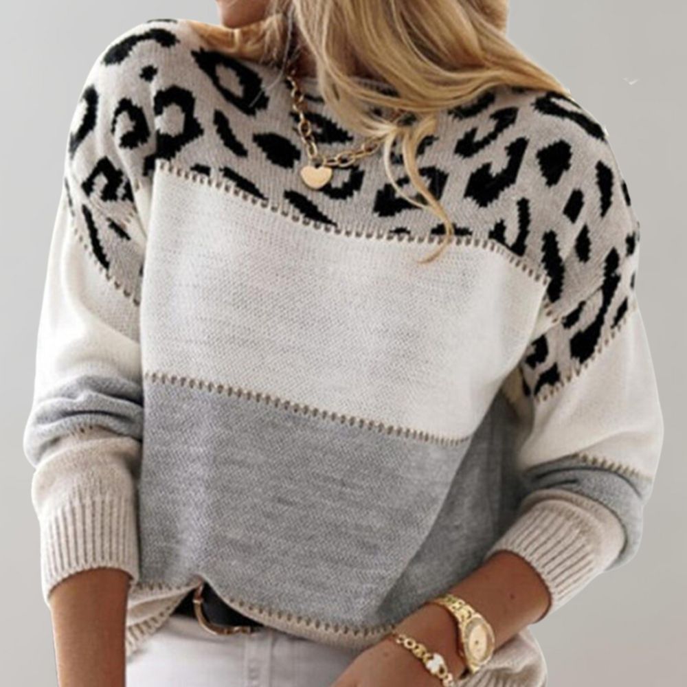 Ava Leopard Print Jumper