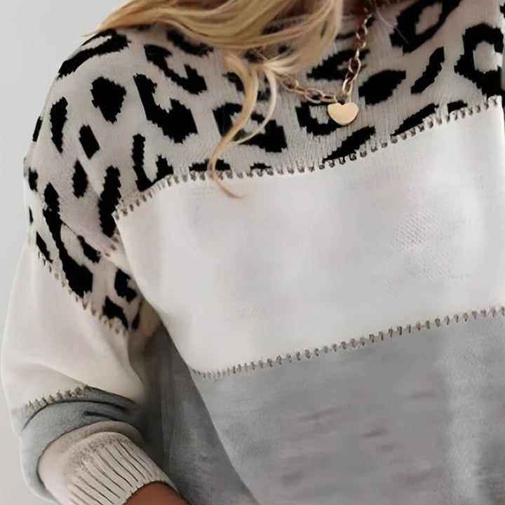 Ava Leopard Print Jumper