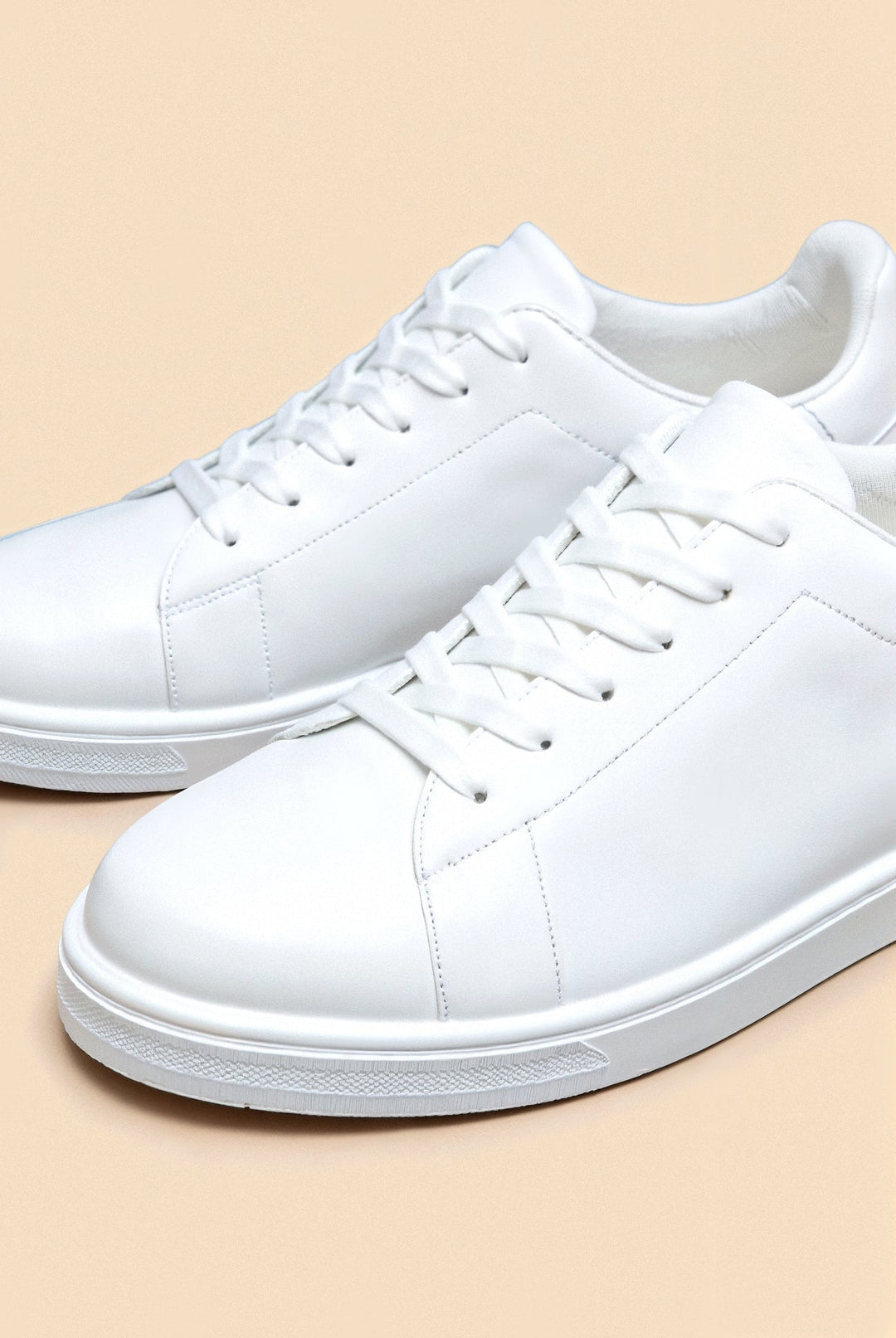 Ava Minimalist White Sneakers