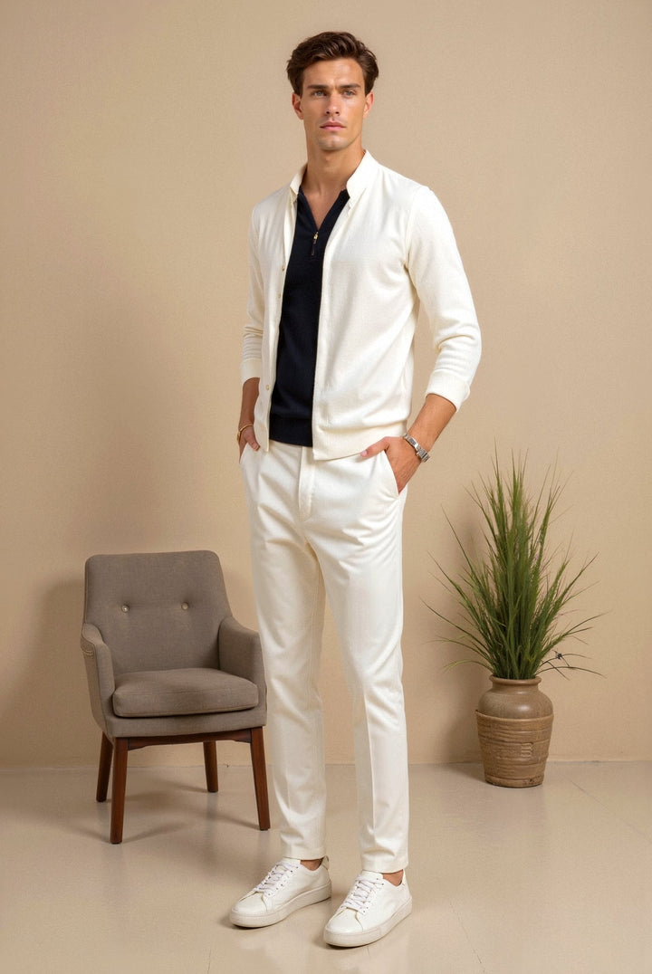 Ava Minimalist White Sneakers