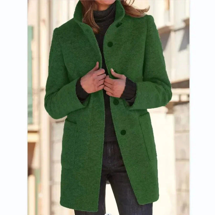 Bronte | Coat with Button Closure
