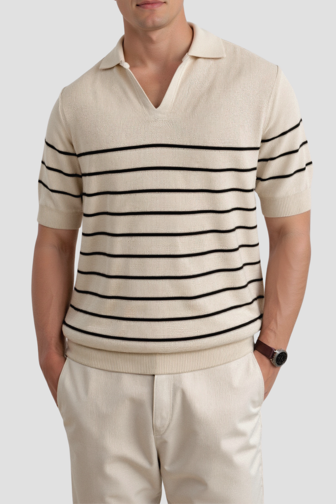 Heritage Stripe Polo for Him