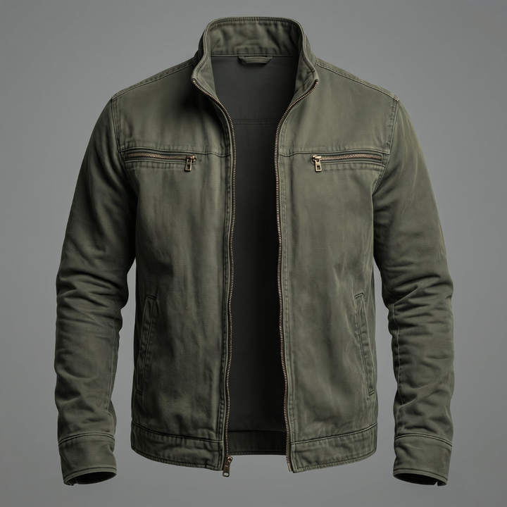 Louis Vintage Cotton Zipper Jacket