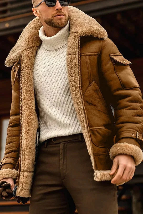 Sherpa Lined Heritage Flight Jacket