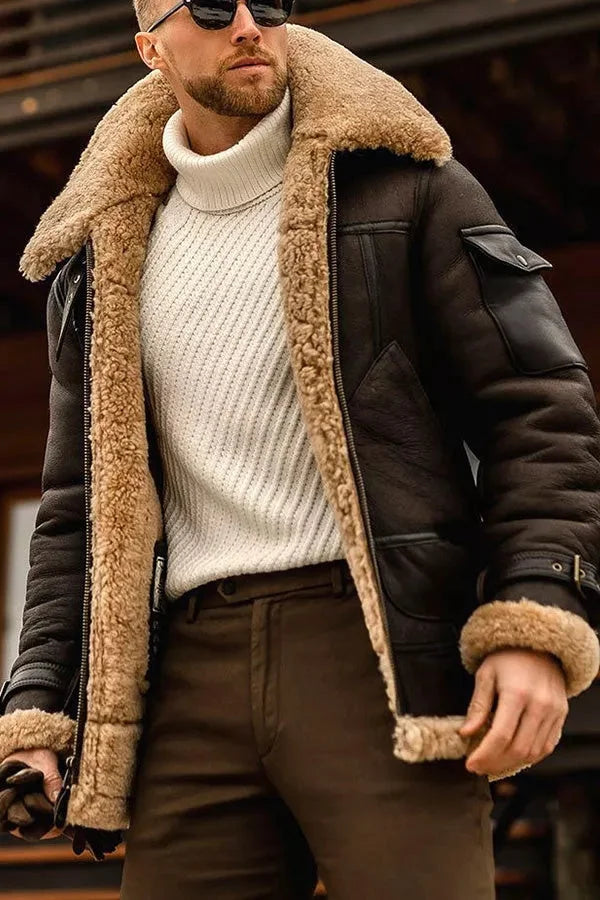 Sherpa Lined Heritage Flight Jacket