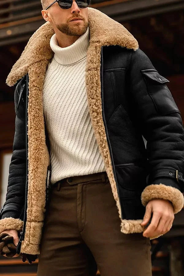 Sherpa Lined Heritage Flight Jacket