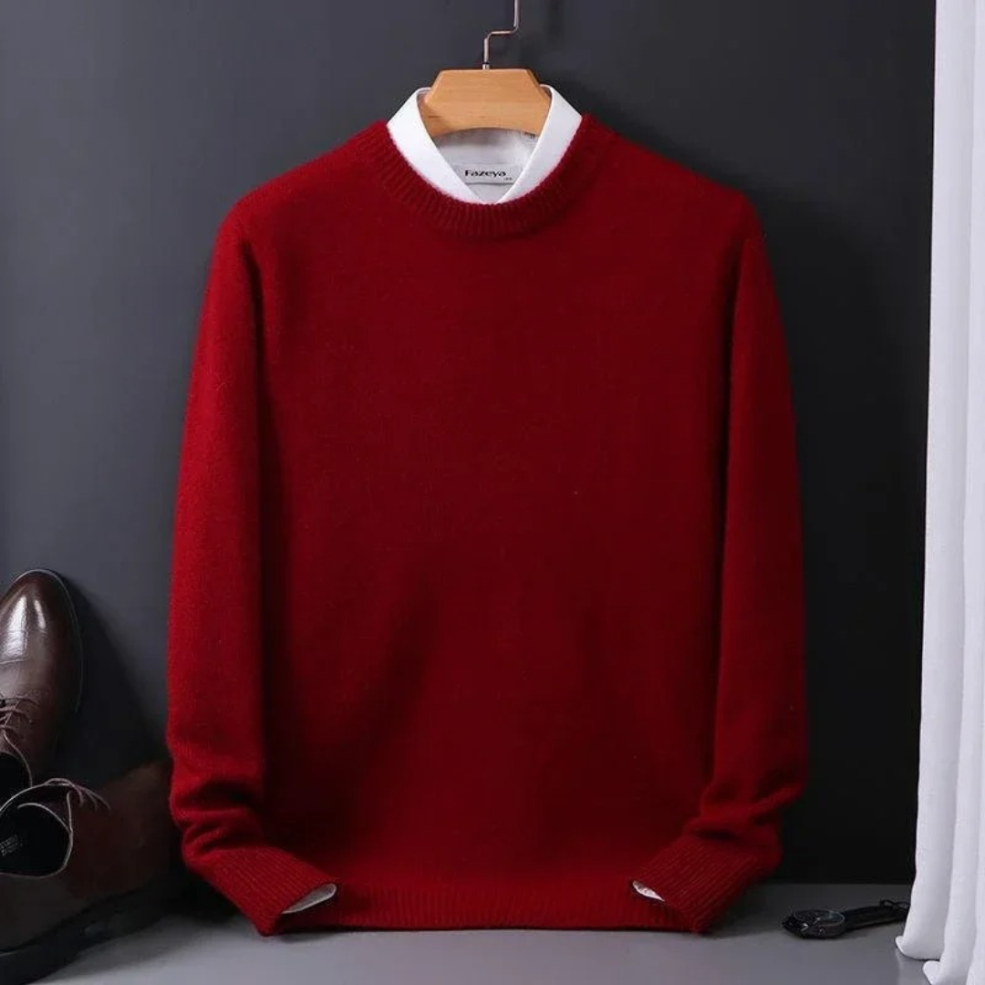 Thierry Cashmere Crew Neck Sweater
