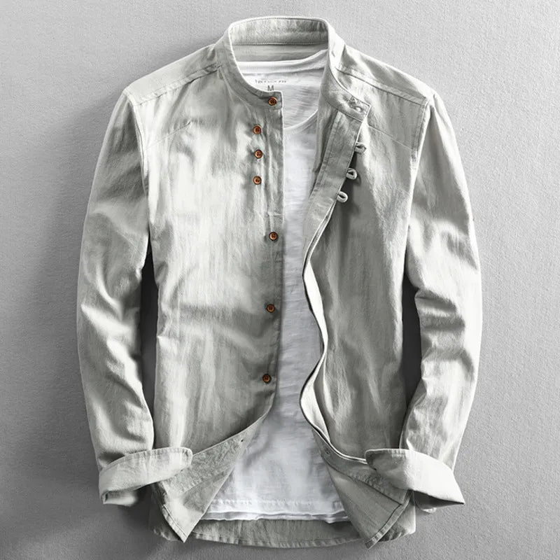 Zayden Japanese Heritage Linen Shirt