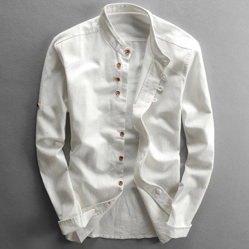 Zayden Japanese Heritage Linen Shirt