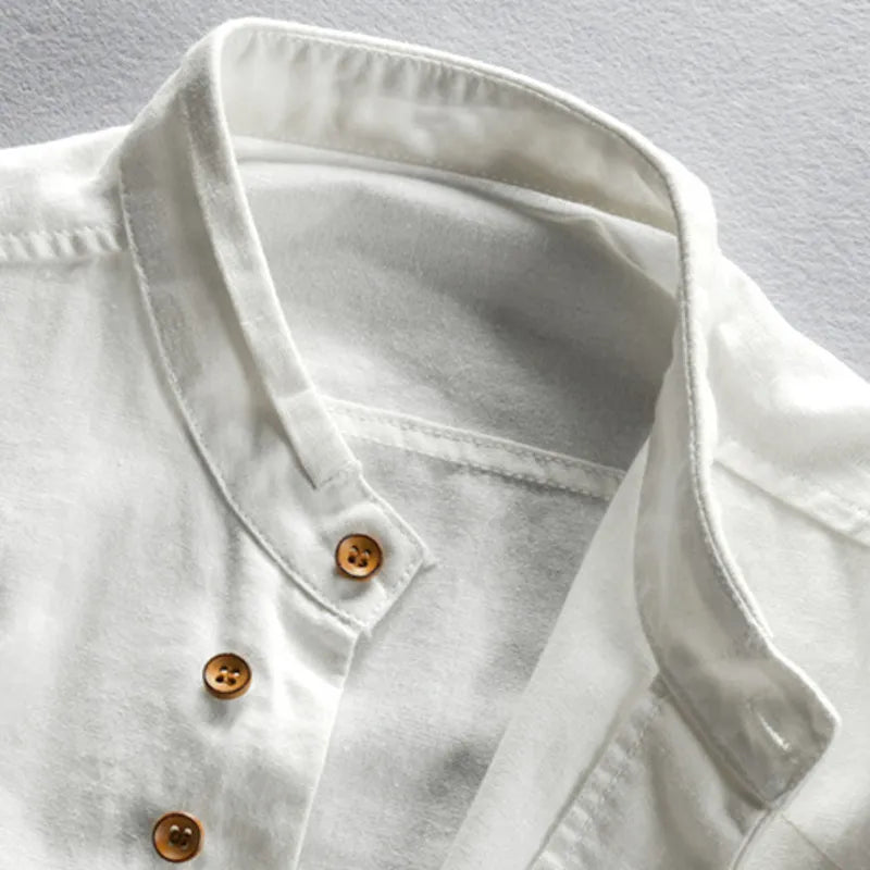 Zayden Japanese Heritage Linen Shirt