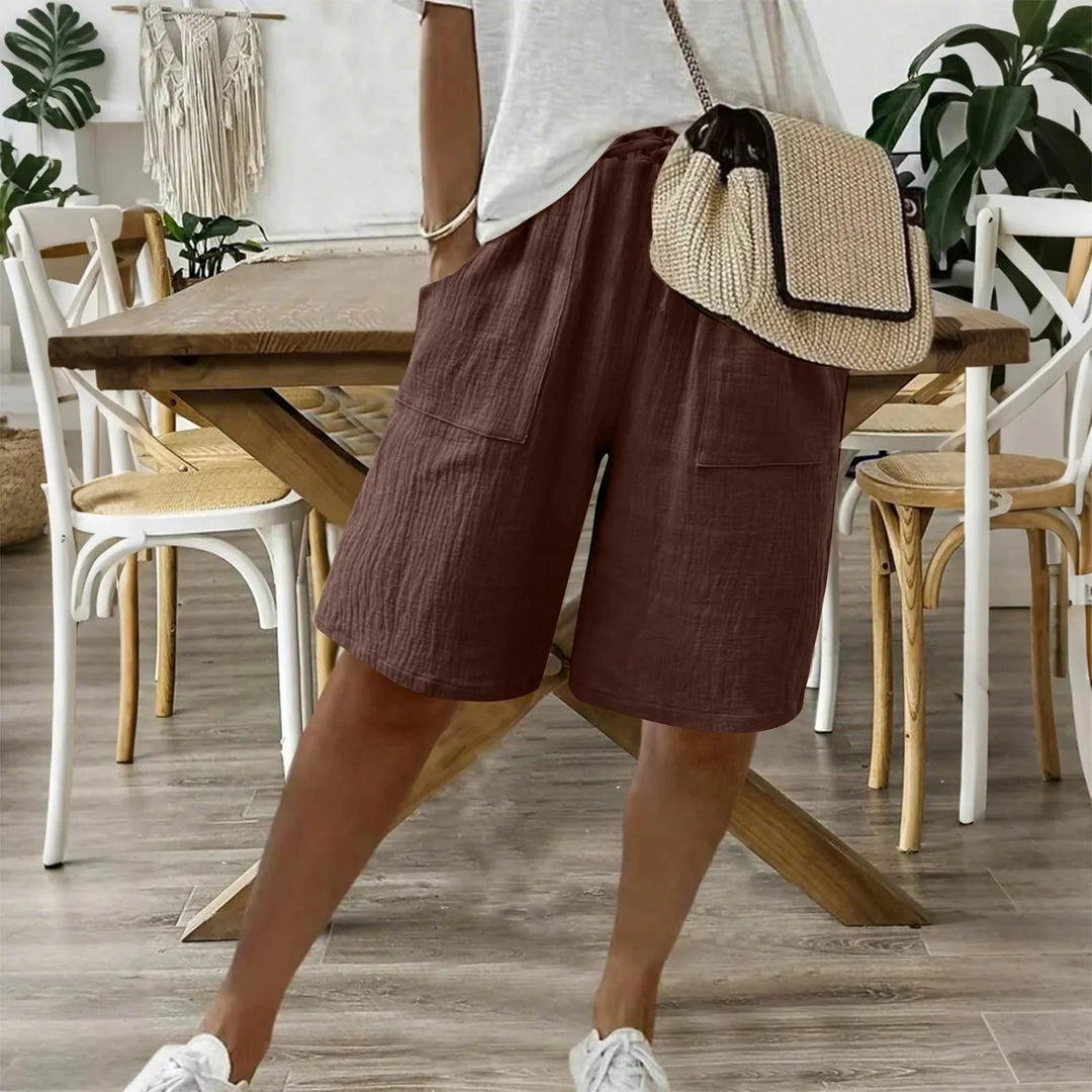Sienna - Linen Cotton Shorts