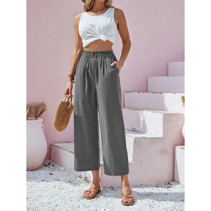 Soléa – Summer Linen-Cotton Pants