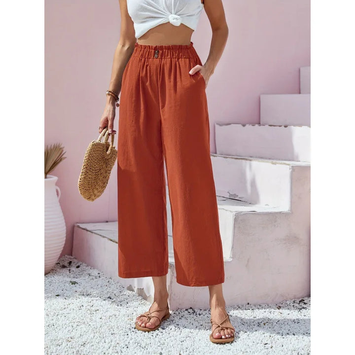 Soléa – Summer Linen-Cotton Pants