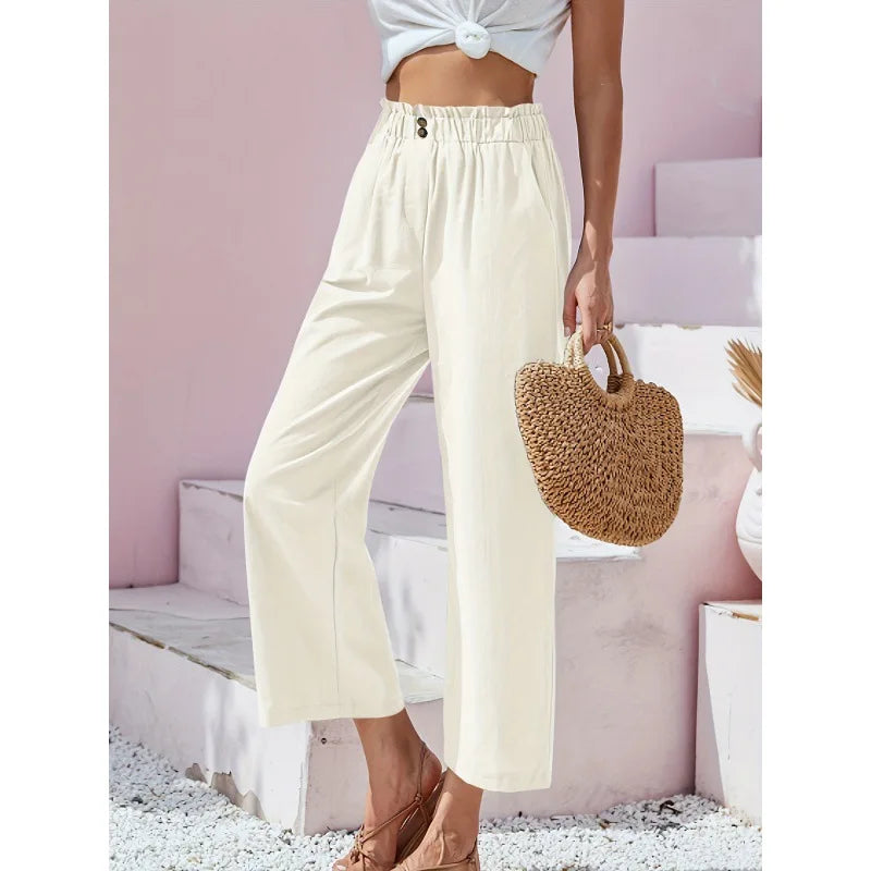 Soléa – Summer Linen-Cotton Pants
