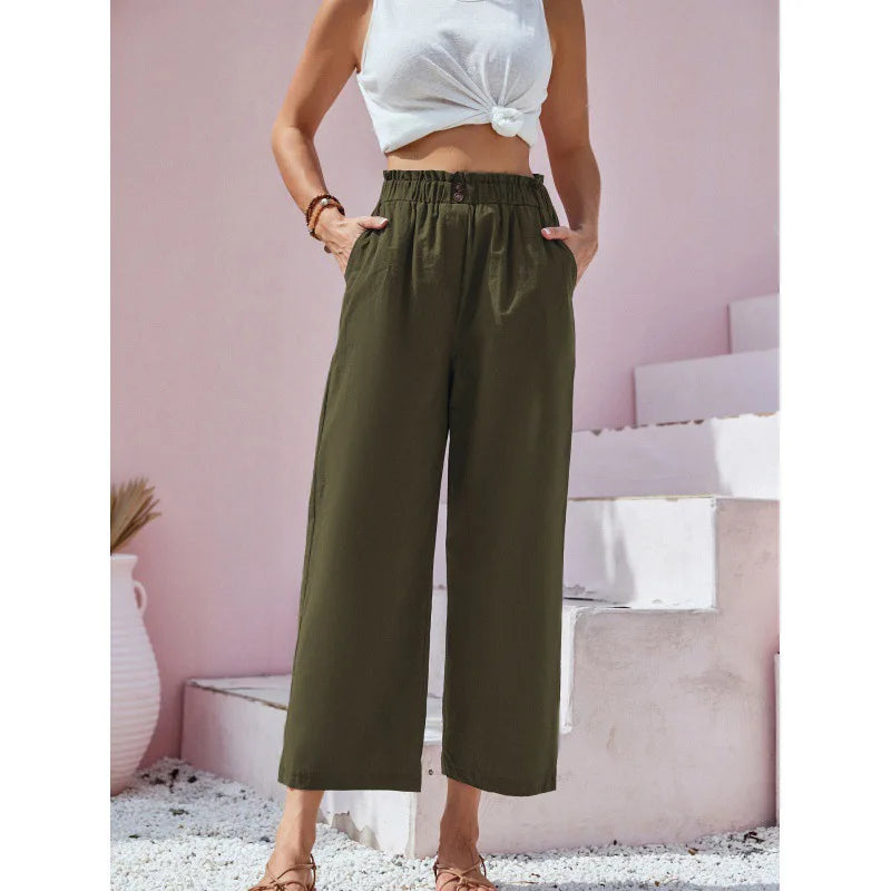 Soléa – Summer Linen-Cotton Pants