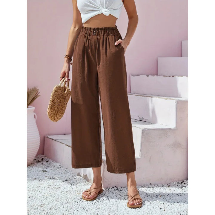 Soléa – Summer Linen-Cotton Pants