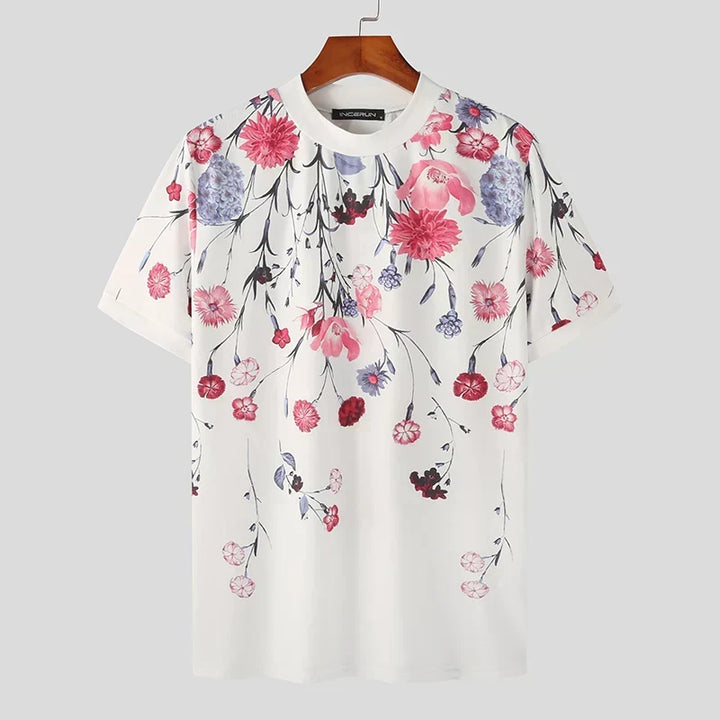 Damiano Floral Linen Shirt for Him