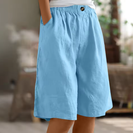 Frances - Comfortable Cotton Shorts