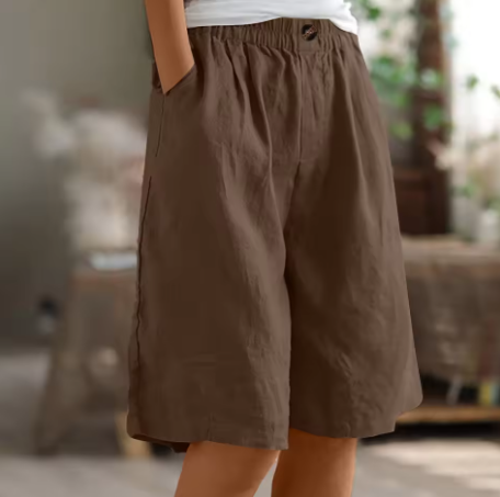 Frances - Comfortable Cotton Shorts