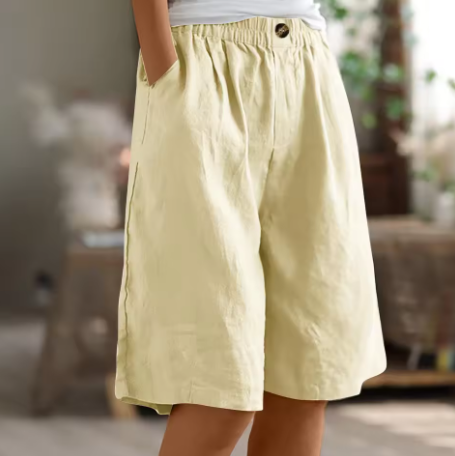 Frances - Comfortable Cotton Shorts