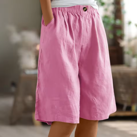 Frances - Comfortable Cotton Shorts