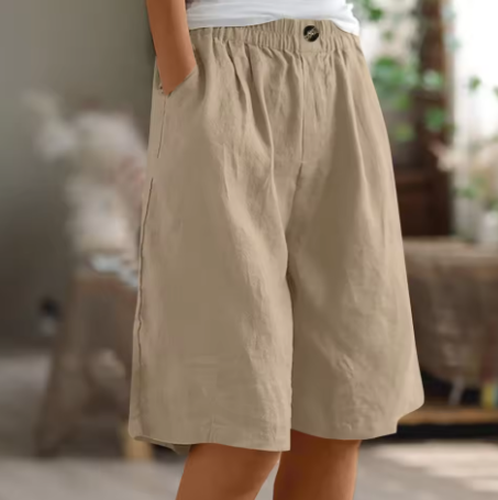 Frances - Comfortable Cotton Shorts