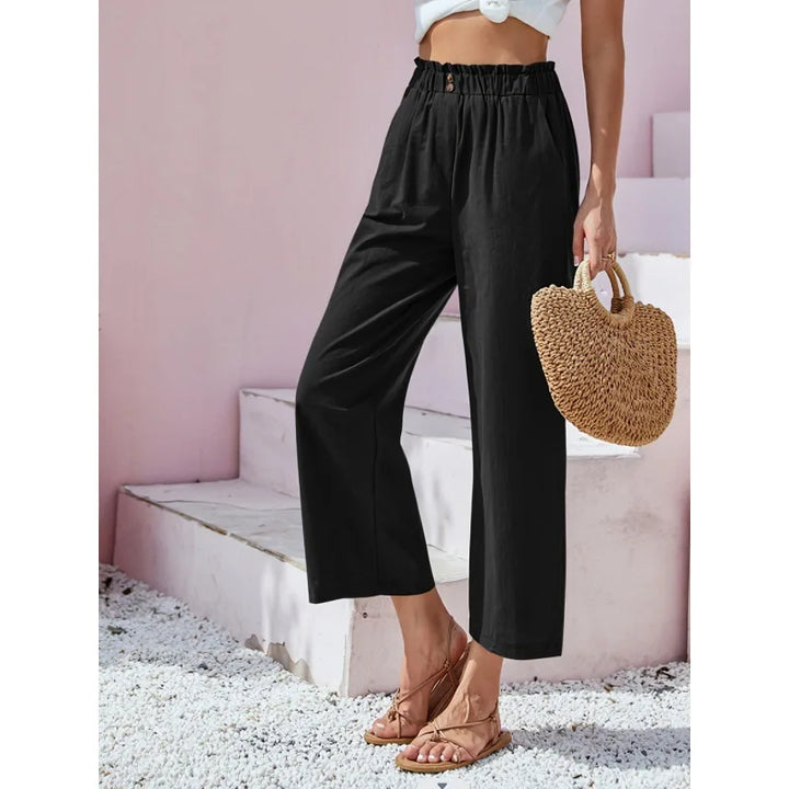 Soléa – Summer Linen-Cotton Pants