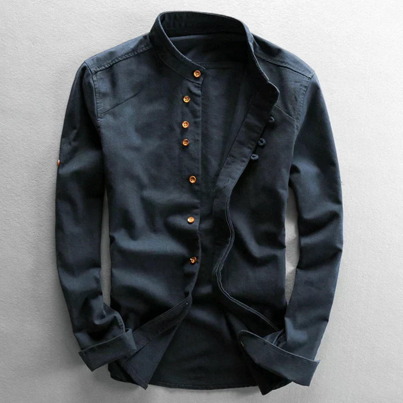 Zayden Japanese Heritage Linen Shirt