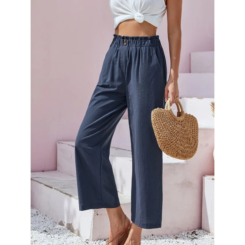 Soléa – Summer Linen-Cotton Pants