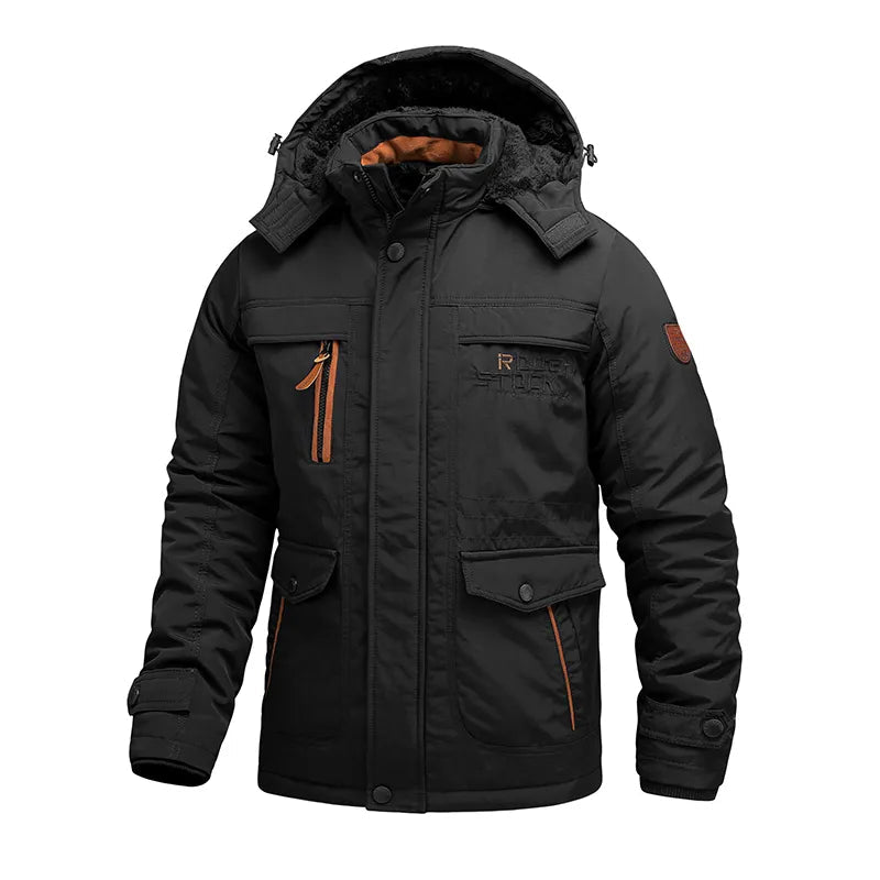 Winter Coat with Removable Hood