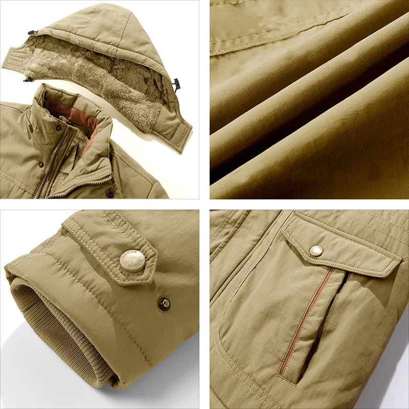 Winter Coat with Removable Hood