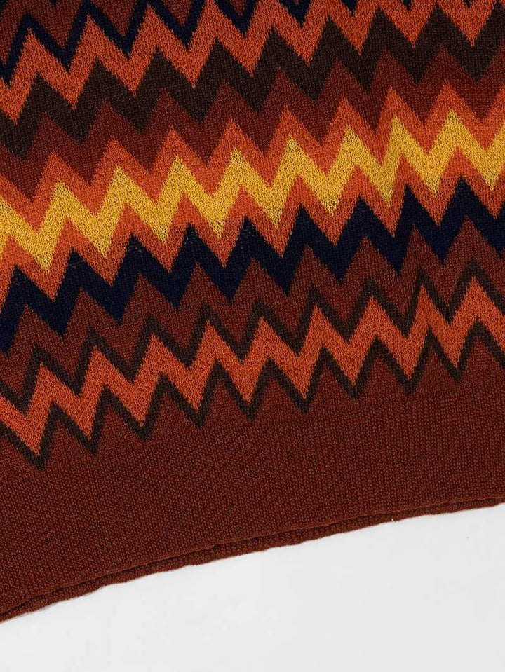 Zigzag Heritage Knit Pullover