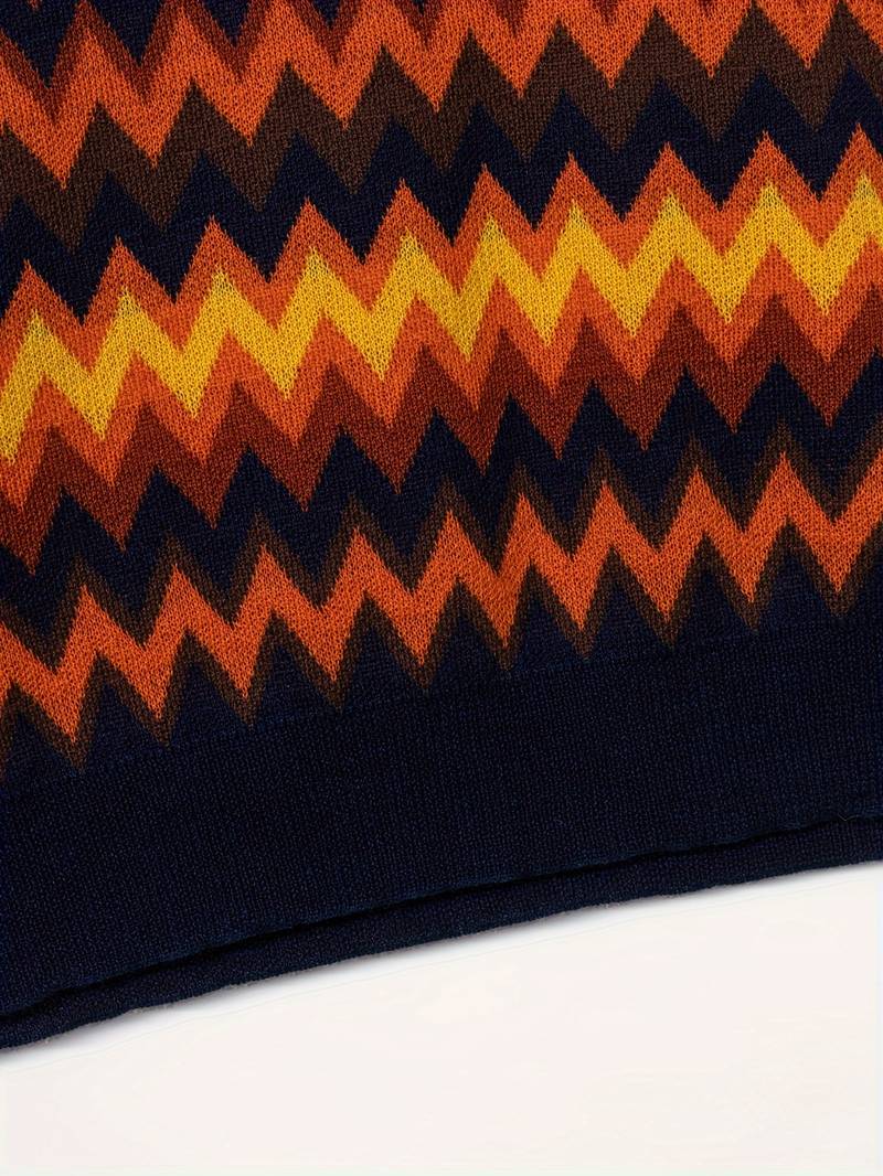 Zigzag Heritage Knit Pullover