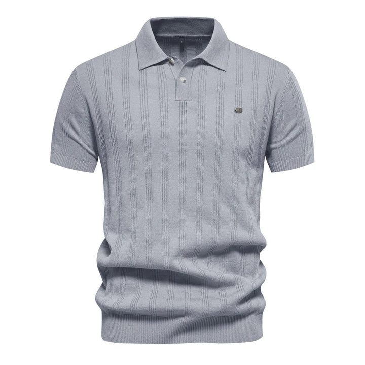 Benles Heritage Striped Knit Polo