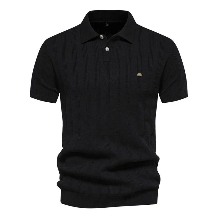Benles Heritage Striped Knit Polo
