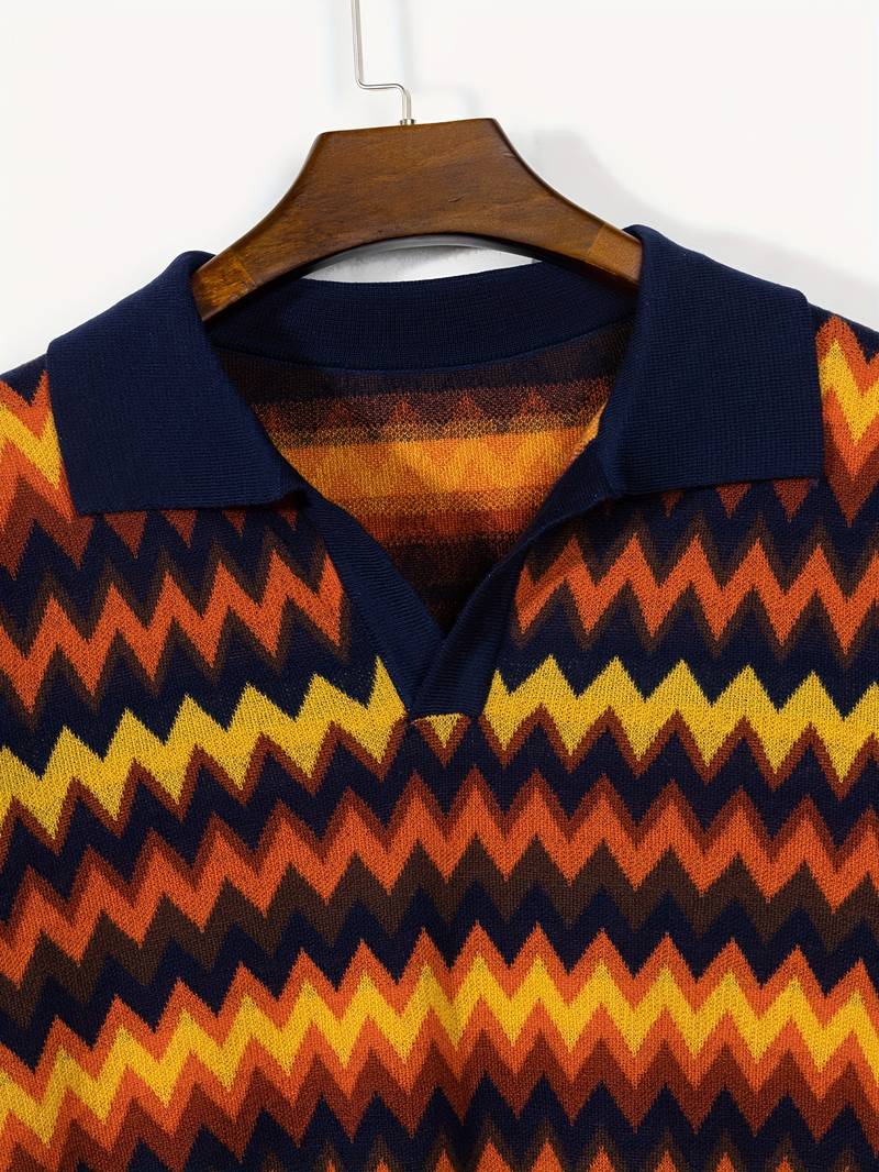 Zigzag Heritage Knit Pullover