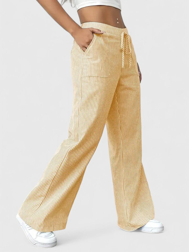 Dominique - Elegant Wide-Leg Pants