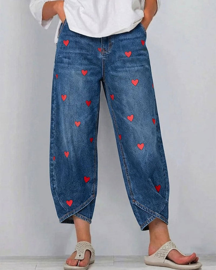 Serena - Playful Heart Jeans