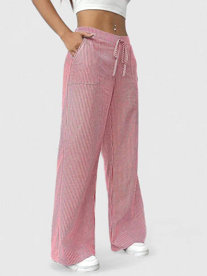 Dominique - Elegant Wide-Leg Pants