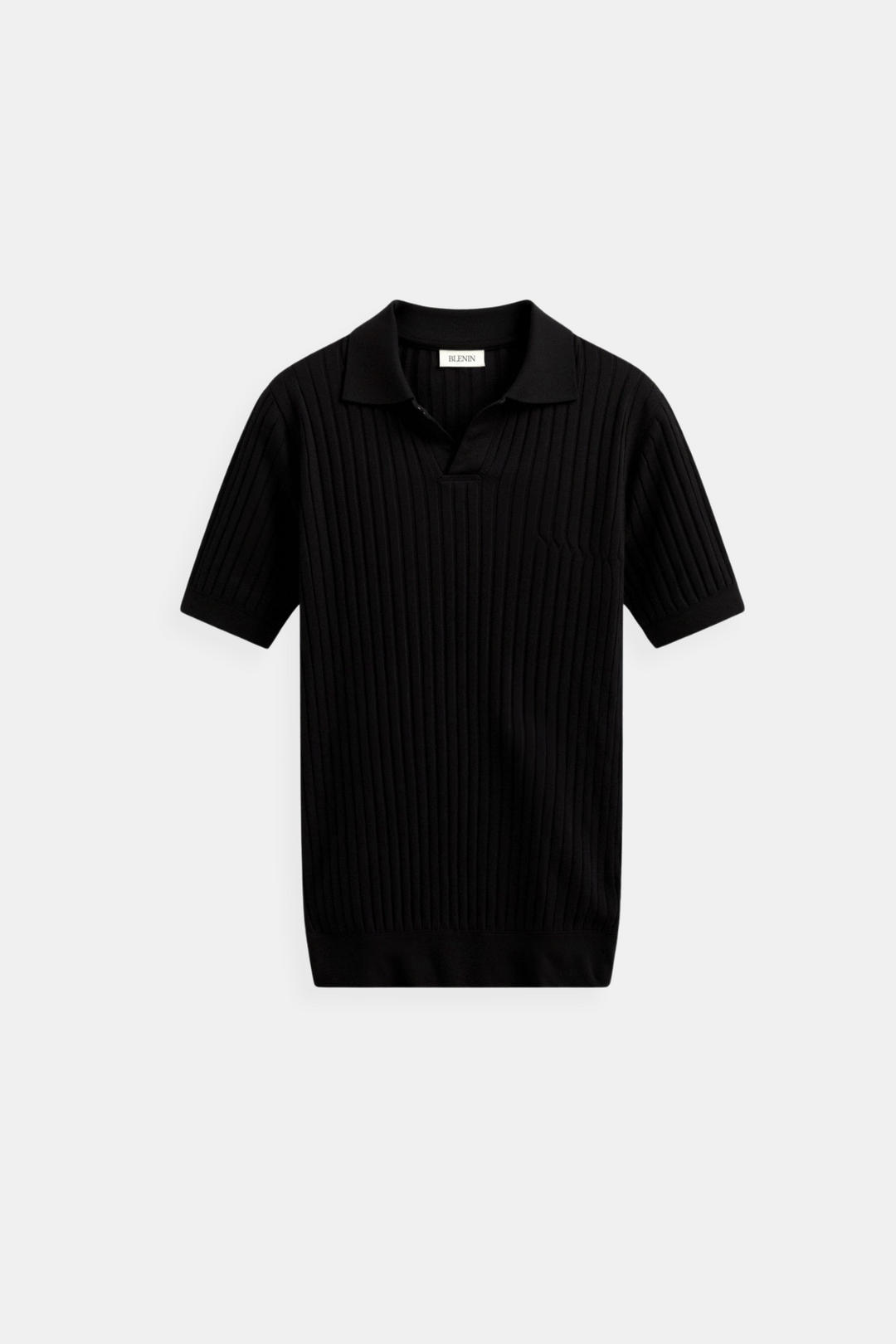 Ribbed Polo Shirt in Classic Cotton