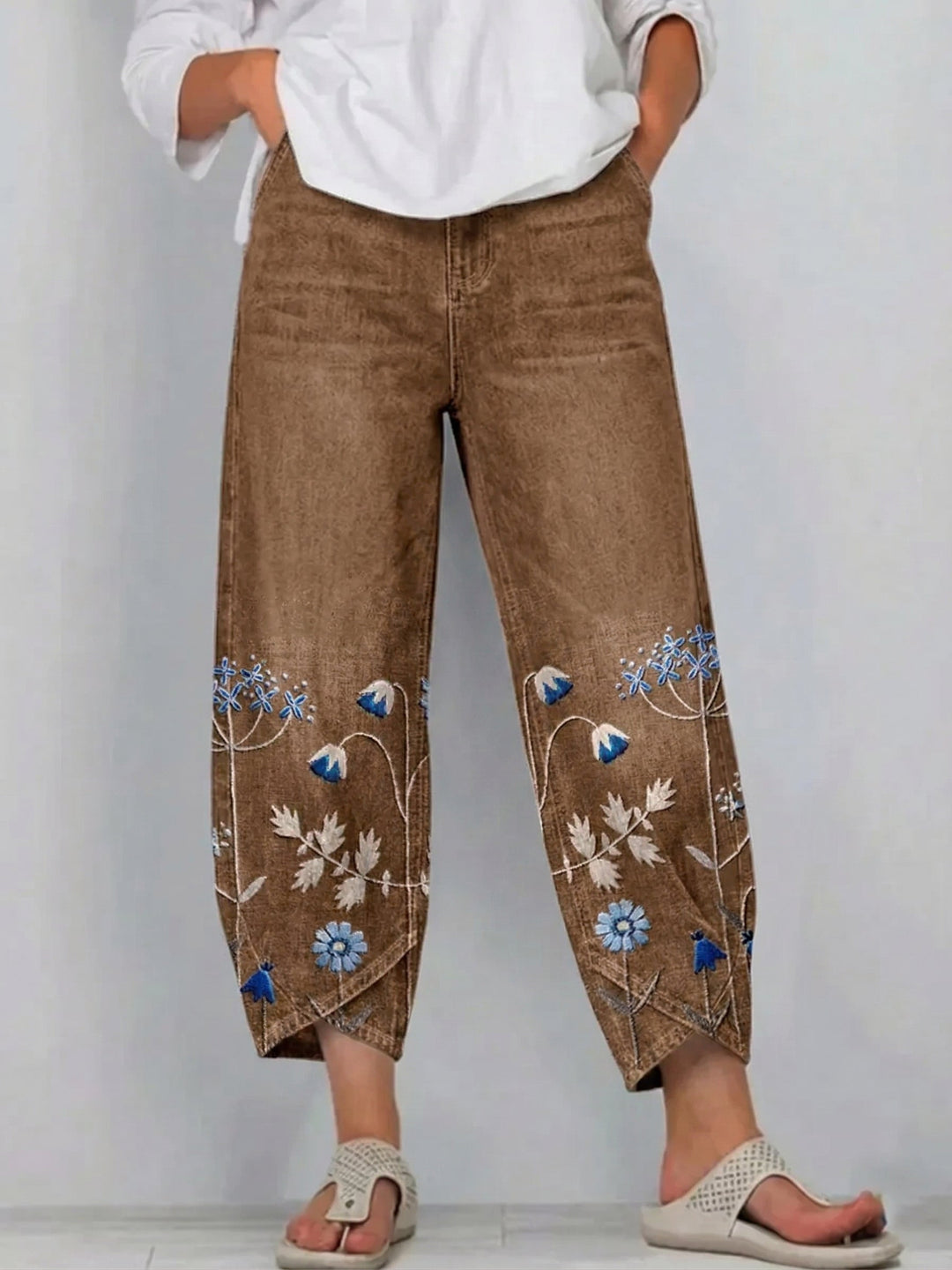 Aven - Elegant Embroidered Pants